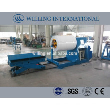 hydraulic steel coil uncoiler with coil car